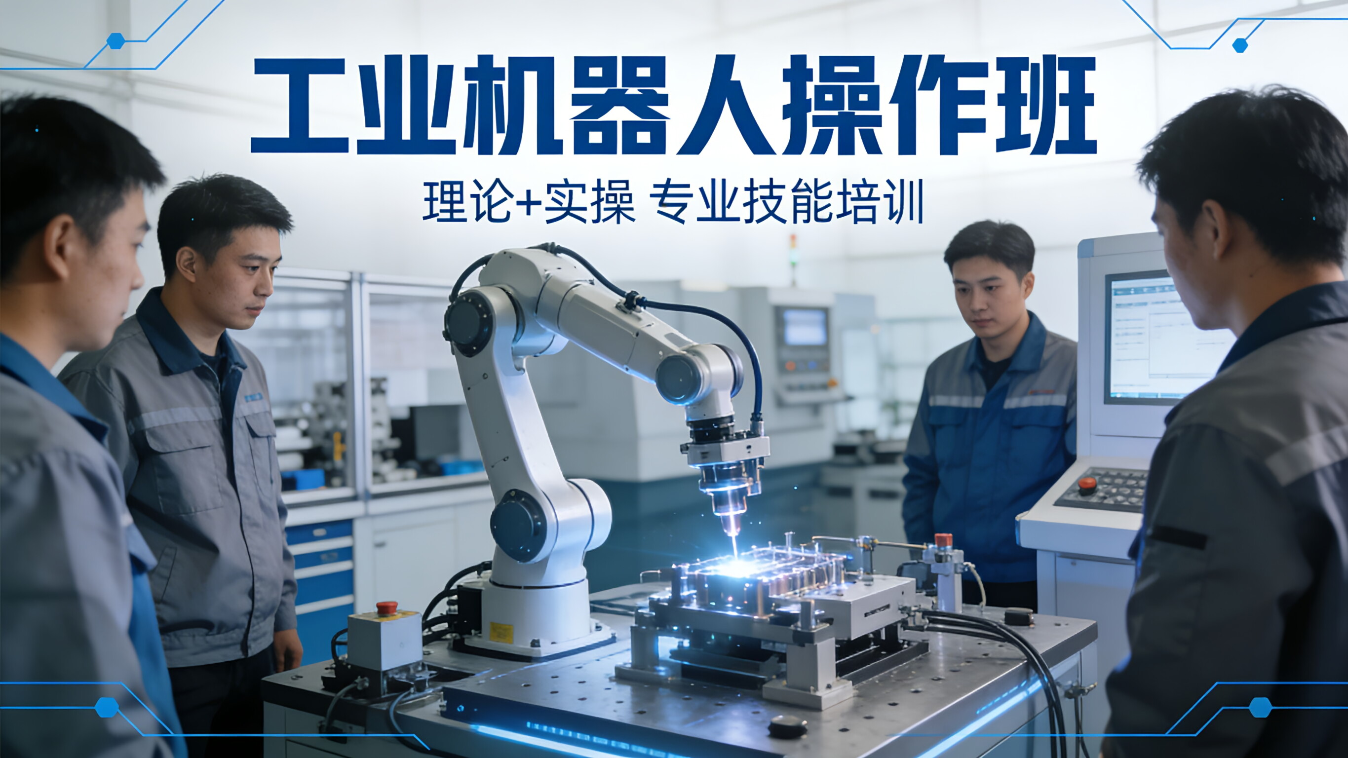 工业机器人操作 - 友恩机械师实训中心
