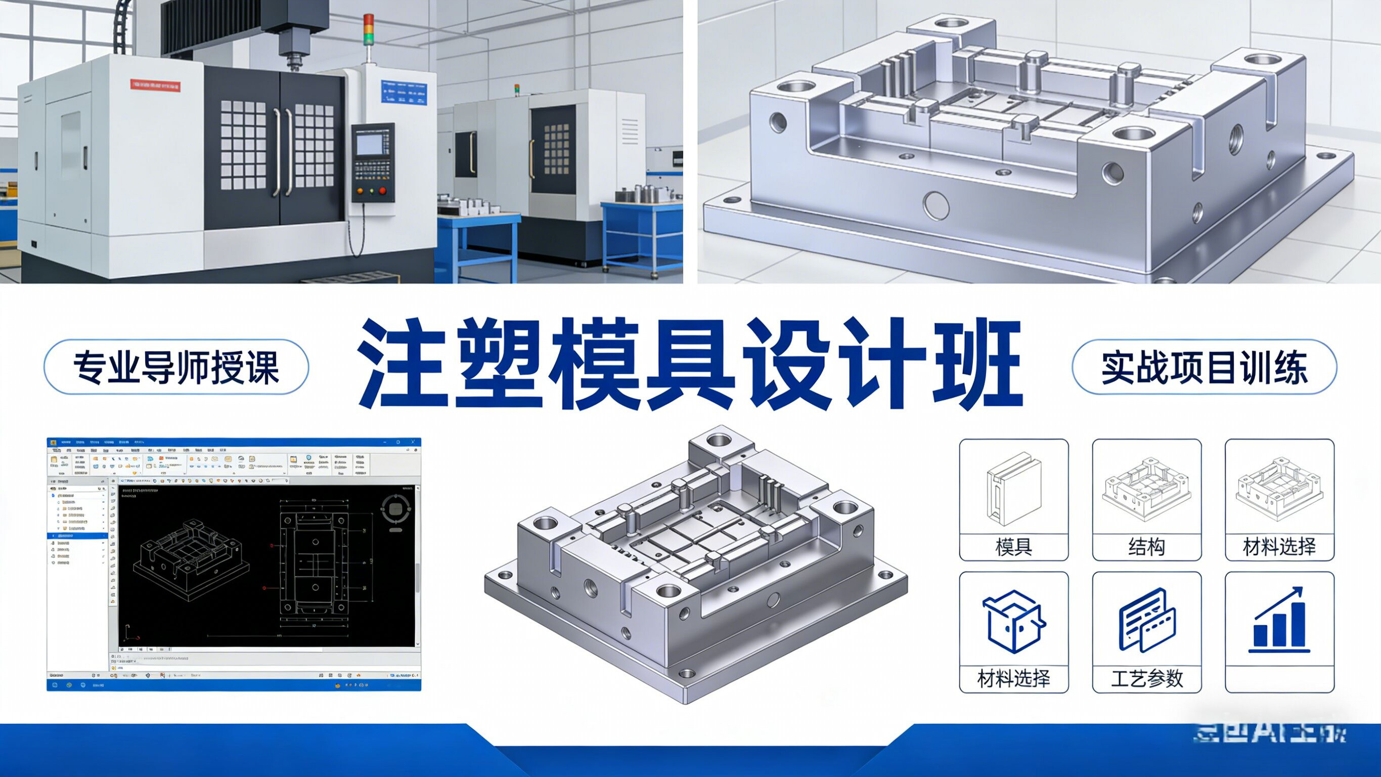 注塑模具设计 - 友恩机械师实训中心